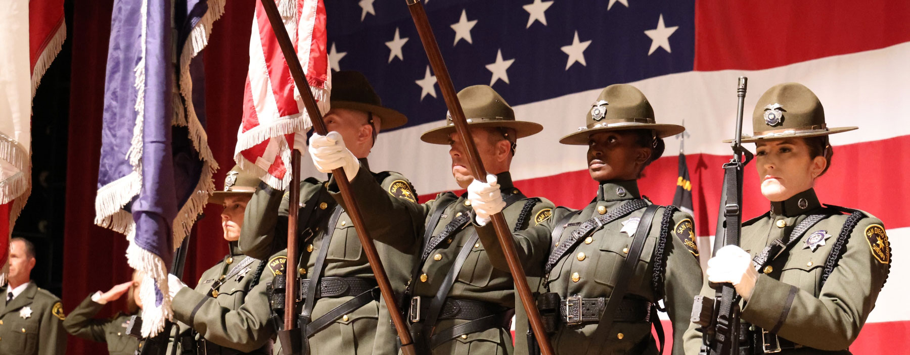 Honor Guard at the academy.